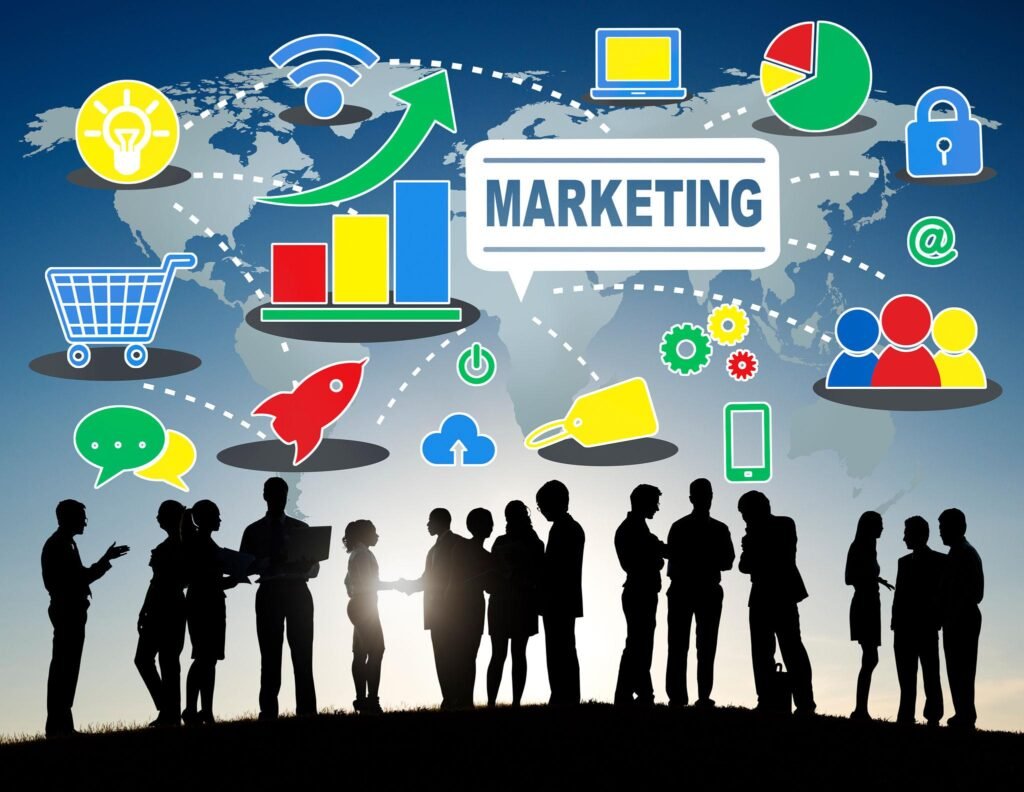 Home Global business outlook icon showing international markets and worldwide connectivity